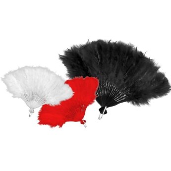 3-2698 Βεντάλια Φτερά 24cm