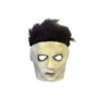 3-2727 Μάσκα Κακός ?σπρο Πρόσωπο Μαύρο Μαλλί