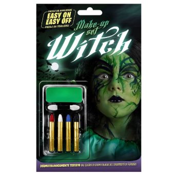 5-154 Σετ Βαφής Μάγισσα με Μακιγιάζ  -  4 Μολύβια