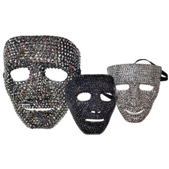 3-2566 Μάσκα με Διαμάντια Πρόσωπο