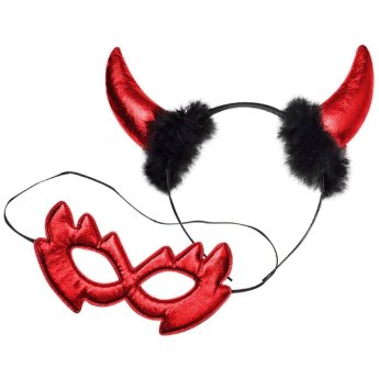 3-2450 Αξεσουάρ Διαβολάκι σετ - 2τεμ 20x19cm