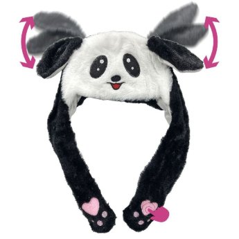 3-2391 Σκούφος Panda με Αυτιά  -  Κίνηση 50x35cm