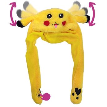 3-2394 Σκούφος Κίτρινο Ποντίκι με Αυτιά  -  Κίνηση 50x35cm