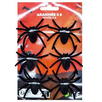 3-2396 Αράχνες σετ - 6 τεμ 20x13cm