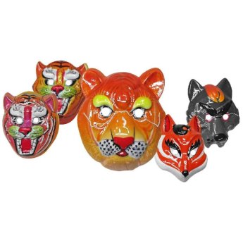 3-2397 ΠΑΚΕΤΟ ΜΕ 12 ΤΜΧ. Μάσκα Πλαστική ζώα