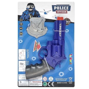 68-790 Περίστροφο Μπαταρίας Police try me 15x23x3cm