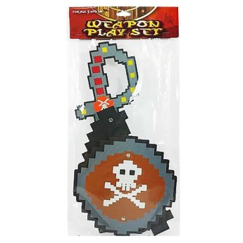 3-2308 Σετ Πειρατή Χατζάρα με Ασπίδα Pixels Σετ - 45x21cm