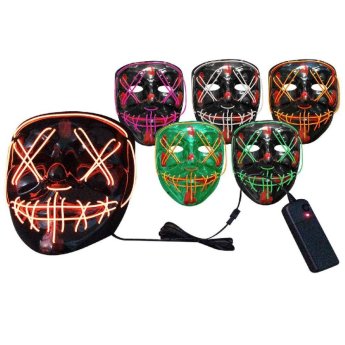 3-2194 Μάσκα με Ράμματα Πλαστική με φως 20x18cm