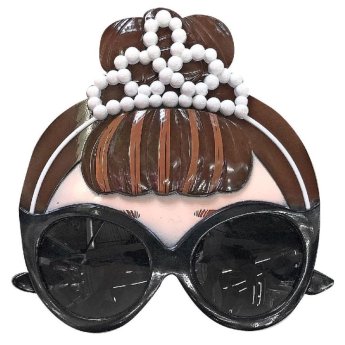 3-2129 Γυαλιά Αποκριάτικα Διάσημη Κοπέλα 15x13cm