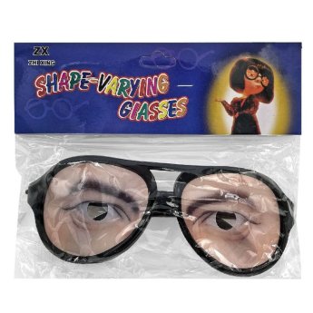 3-572 ΠΑΚΕΤΟ ΜΕ 12 ΤΜΧ. Γυαλιά Οβάλ Ζωγραφισμένα Μάτια 14x5cm