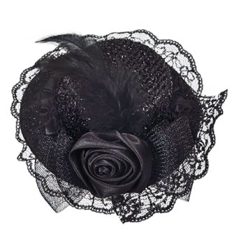 3-460 ΠΑΚΕΤΟ ΜΕ 6 ΤΜΧ. Κλιπ Καπέλο Λουλούδι o14cm