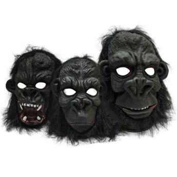 3-354 Μάσκα Γορίλα με Μαλλιά
