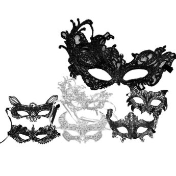 3-1018 ΠΑΚΕΤΟ ΜΕ 12 ΤΜΧ. Μάσκα Δαντέλα 24x13gr