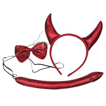 3-282 Αξεσουάρ Διαβολάκι σετ - 3τεμ