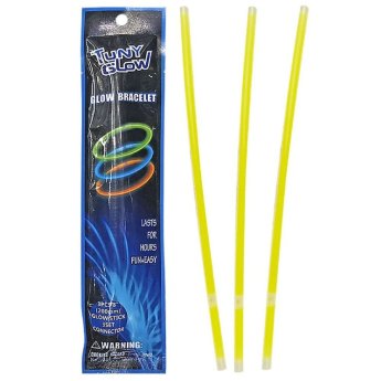 96-86 Βραχιόλια Φωσφορίζοντα πακ - 3τεμ 20cm