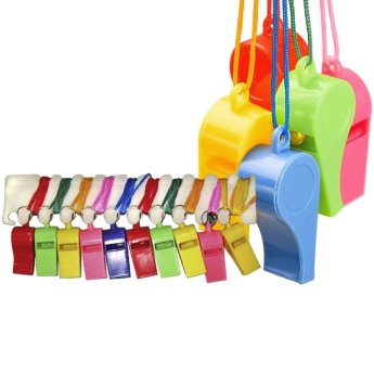 3-98 ΠΑΚΕΤΟ ΜΕ 24 ΤΜΧ. Σφυρίχτρα Πλαστική με Κορδόνι