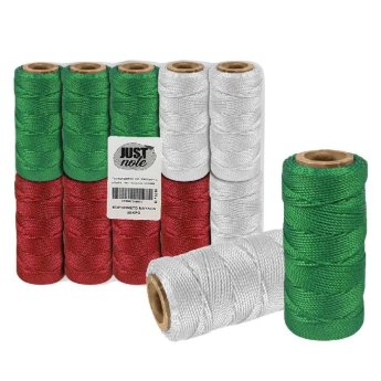 19-75 ΠΑΚΕΤΟ ΜΕ 10 ΤΜΧ. Σπάγγος Κορδονέτο Νάυλον Μικρό 55g -60m