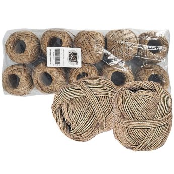 19-21 ΠΑΚΕΤΟ ΜΕ 10 ΤΜΧ. Σπάγγος Καννάβεως Κέρινος 100gr -60m