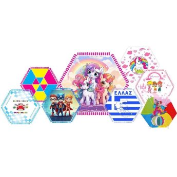 3-243 ΠΑΚΕΤΟ ΜΕ 10 ΤΜΧ. Αετός Πλαστικός Κομπλέ 0.80m