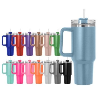 80-2167 Ποτήρι Θερμός Γίγας με Λαβή  -  Καλαμάκι 1200ml