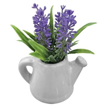 22-3104 ΠΑΚΕΤΟ ΜΕ 12 ΤΜΧ. Γλαστράκι Ποτιστήρι Πήλινο με Λεβάντα 11x9cm