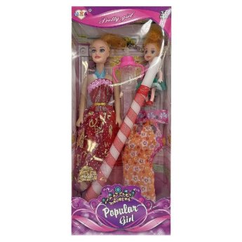 73-2314 Λαμπάδα Κούκλα Popular Girl KAI Κουκλάκι KAI Φορέματα 32x14x5cm