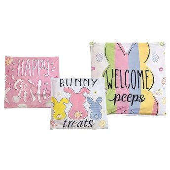 73-2306 ΠΑΚΕΤΟ ΜΕ 4 ΤΜΧ. Θήκη Μαξιλαριού Πασχαλινό Σχέδιο 45x45cm