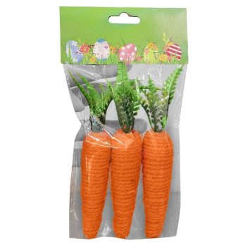 73-2274 Σετ 3 Καρότα Σχοινένια 14cm