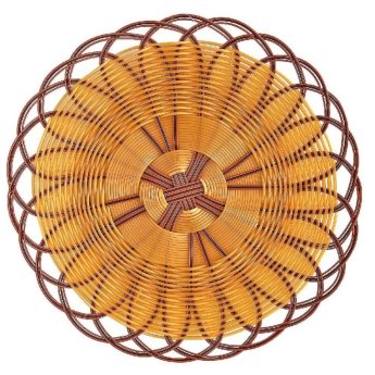 73-2204 Καλάθι Πλαστικό Στρογγυλό Κοντό o27x4cm