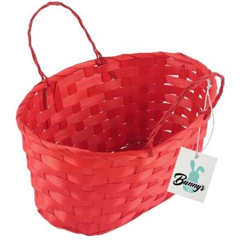 73-2156 Καλάθι Μπαμπού Οβάλ με Λαβές 24x15x11cm