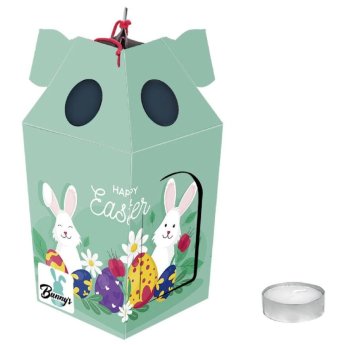 73-1854 Φαναράκι με Ρεσώ Λαγουδάκια 21x9.5cm