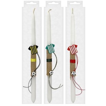 73-1911 Λαμπάδα Ποδοσφαιρικές Ομάδες 33cm