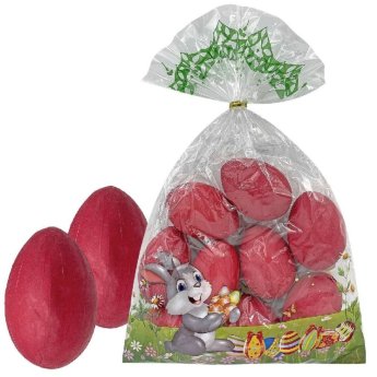 73-1564 Αυγα Χάρτινα 9 τεμ Κόκκινα 6cm