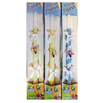 73-1488 Λαμπάδα Αεροπλανάκι σε Χρωματιστό Κουτί 36cm x o17mm