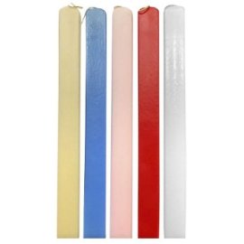 73-1624 Λαμπάδα Πλακέ Μονόχρωμη 35x3cm