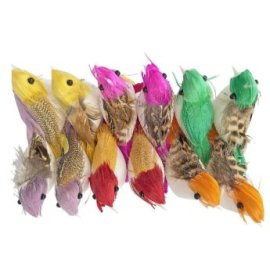 73-1011 Πούλια Χρωματιστά πακ-12τεμ 9x3cm