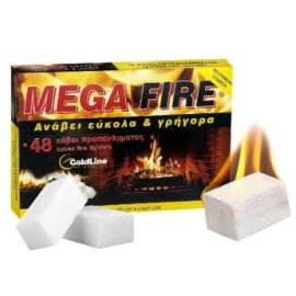 37-72 Προσάναμμα Λευκό Συσκ-48 Κύβοι 205 gr