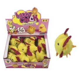 73-389 ΠΑΚΕΤΟ ΜΕ 12 ΤΜΧ. Κοτοπουλάκι Κουρδιστό 8x7cm