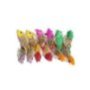 73-1011 Πούλια Χρωματιστά πακ-12τεμ 9x3cm