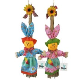 73-383 Λαγός Σκούπα 60cm -κούκλα 41cm-