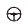1149-108 ΤΙΜΟΝΙ TRD RACING DEVELOPMENT ΤΡΙΑΚΤΙΝΟ ΜΑΥΡΟ ΜΕ ΚΟΚΚΙΝΗ ΡΑΦΗ 34CM