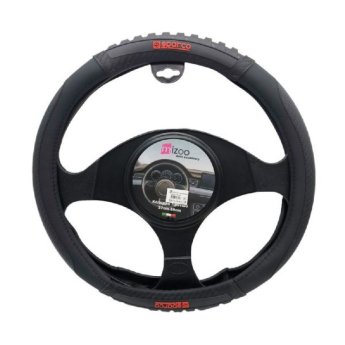 1188-40 SPARCO ΚΑΛΥΜΜΑ ΤΙΜΟΝΙΟΥ ΜΑΥΡΟ 37CM-39CM