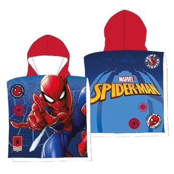 42-3400 Πετσέτα Θαλάσσης Ποντσο Microfiber Spiderman 100x50cm