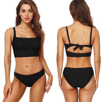 42-3050 Μαγιό Μπικίνι Surf top Μαύρο