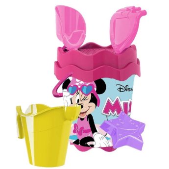 42-3374 Κουβαδάκι Minnie o17cm με Ποτιστήρι σετ-6 τεμ