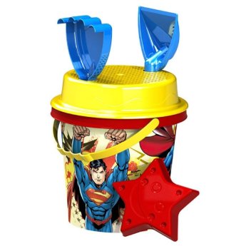 42-761 Κουβαδάκι Superman σετ-5τεμ Φ17cm