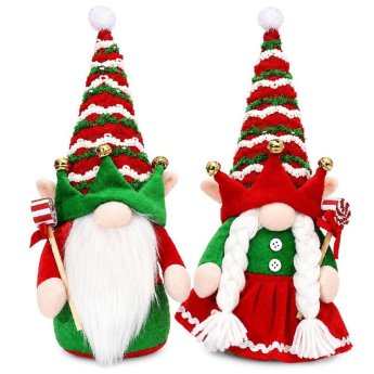93-4178 Φιγούρα Διακοσμητική Gnome με Καμπανάκια 30cm