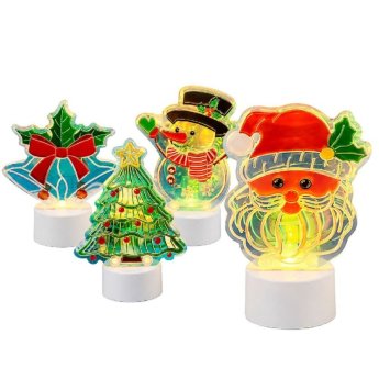 93-4146 ΠΑΚΕΤΟ ΜΕ 12 ΤΜΧ. Φανάρι Τύπου Ρεσώ Xmas 9.5x3.8cm