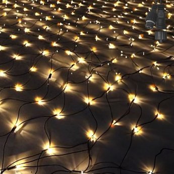 93-3859 100 Λαμπάκια LED Λευκό Θερμό Δίχτυ με Επέκταση KAI Προγράμματα Ip44 0.9x0.8m -δεν Περιέχεται ο Μετασχηματιστής- 90x80cm