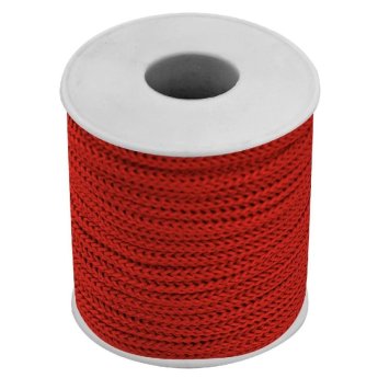 19-377 ΠΑΚΕΤΟ ΜΕ 12 ΤΜΧ. Κορδόνι Κόκκινο Ρολό-20m 3mm X20m